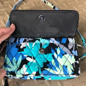 Vera Bradley wallet with crossbody strap